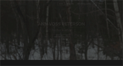 Desktop Screenshot of annvosspeterson.com